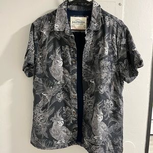 California Cowboy high water towel lined beer pocket button up